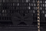 Ruche & Hues Pretty Forever Beaded Clutch Black - Pret A Mode - 3