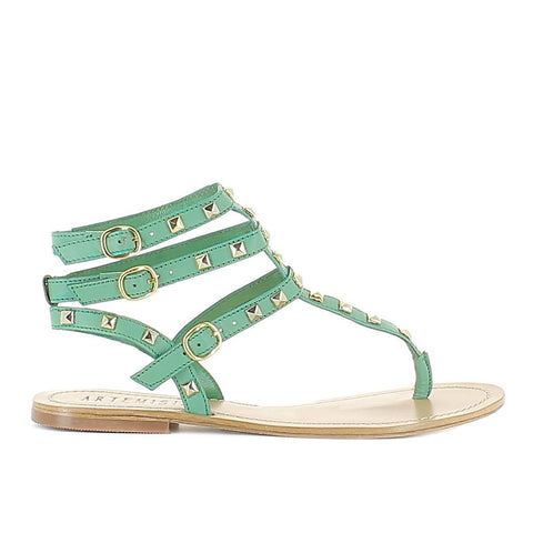Persefone Green Sandal - Pret A Mode - 1