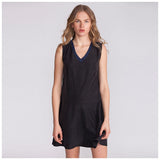 Black v neck summer dress - Pret A Mode - 1