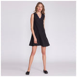 Black v neck summer dress - Pret A Mode - 4