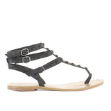 Persefone Black Sandal - Pret A Mode - 1
