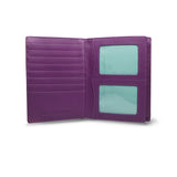 Wren Leather French Style Wallet - Lavender - Pret A Mode - 3