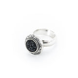 Large Silver Dome Ring - Pret A Mode - 2