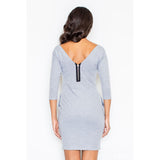 Cotton dress with an imprint - Pret A Mode - 2