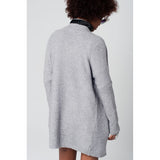 Light gray knit cardigan with front pockets - Pret A Mode - 2