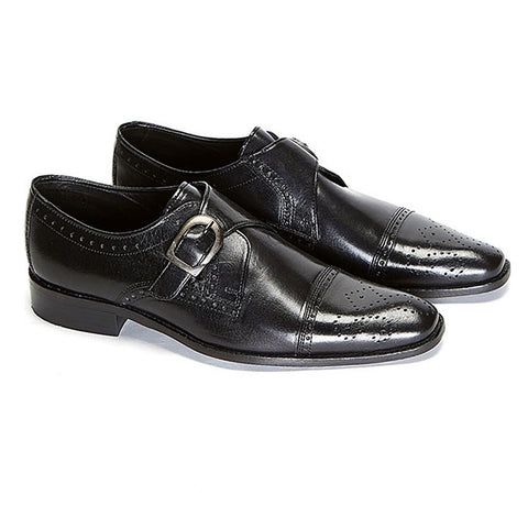 TUGANT SINGLE STRAP MONK SHOES - Pret A Mode