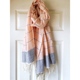 Metallic Stripe Scarves - Pret A Mode - 1