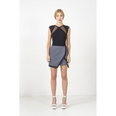 Overlapping skirt - Pret A Mode - 1