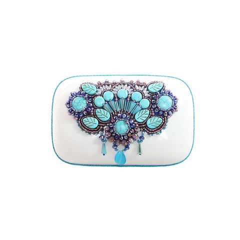 Candy Clutch (White/Blue) - Pret A Mode