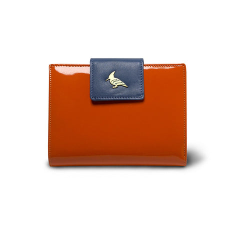 Wren Leather French Style Wallet - OrangeGrove - Pret A Mode - 1