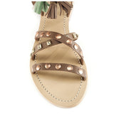 Sparta Brown Sandal - Pret A Mode - 2