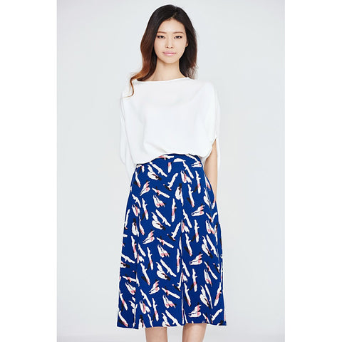 [GENERATION K] POP PRINT MIDI SKIRT - Pret A Mode