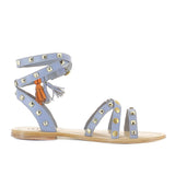 Sparta Dusty Blue Sandal - Pret A Mode - 3