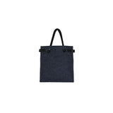 Organic Hemp Flat Tote - Denim - Pret A Mode - 3