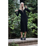 Plunging neckline knit dress - Pret A Mode - 2