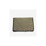 Beaded Flapover Crossbody - Abstract Wave - Pret A Mode - 1