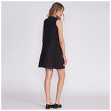 Black v neck summer dress - Pret A Mode - 2