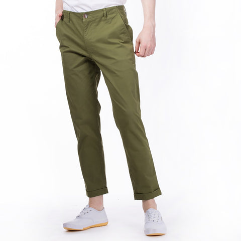 The Essential Chinos in Olive - Pret A Mode - 1