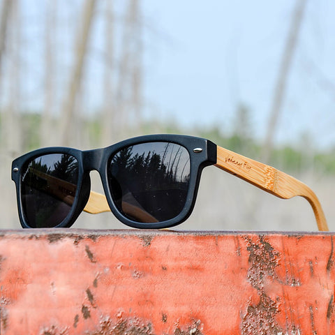 RetroFLY Bamboo Polarized Sunglasses - Pret A Mode - 1