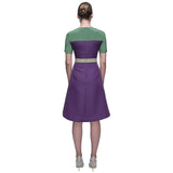 'Folded Dream' Color Block, Tight Waist Dress - Pret A Mode - 3