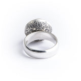 Large Silver Dome Ring - Pret A Mode - 3