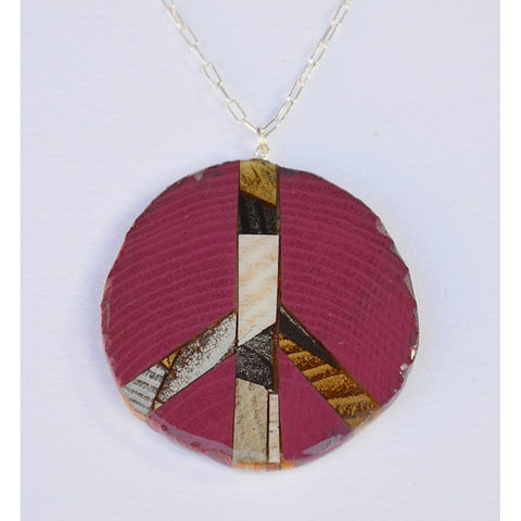 plum peace necklace - Pret A Mode - 1