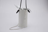 Adolescence Revolution | Cylinder Shoulder Bag | White - Pret A Mode - 1