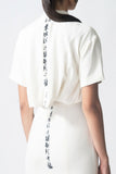 Cropped Top Calligraphy Print - Pret A Mode - 2