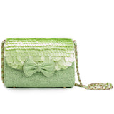 Ruche & Hues Candy Glow Beaded Baguette Green - Pret A Mode - 2