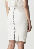 Pencil Skirt Calligraphy Print - Pret A Mode - 2