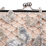 Ruche & Hues Butterfly-Kiss Embellished Minaudière Beige - Pret A Mode - 3