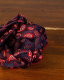 Passion Navy pocket square - Pret A Mode - 1