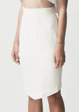 Pencil Skirt Calligraphy Print - Pret A Mode - 1