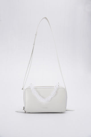 Yakuza Moon | Cuboid Bag | White - Pret A Mode - 1