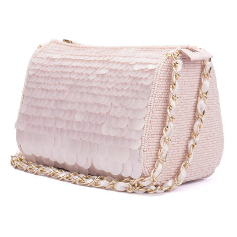 Ruche & Hues Angel Glow Beaded Slingbag Pink - Pret A Mode - 1