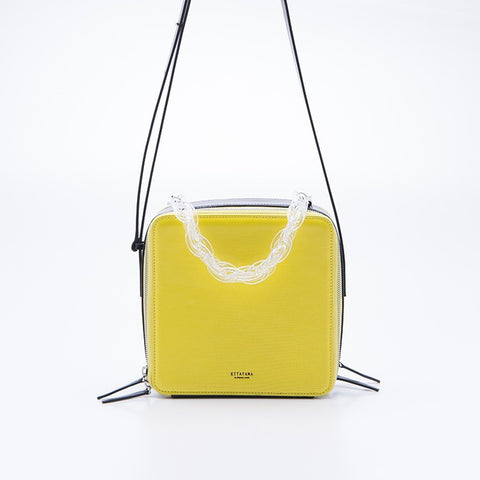 Yakuza Moon | Square Box Bag | Lemon yellow - Pret A Mode - 1