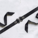 Ruche & Hues Coral Cora Beaded Belt Black/Grey - Pret A Mode - 1