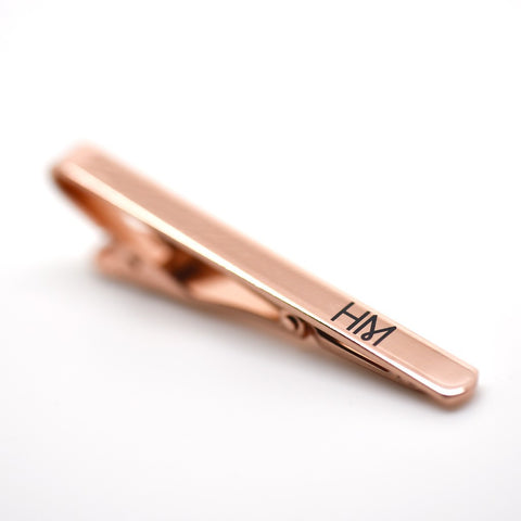Howard Matthews Co. Diablo Rose Gold Tie Clip - Pret A Mode