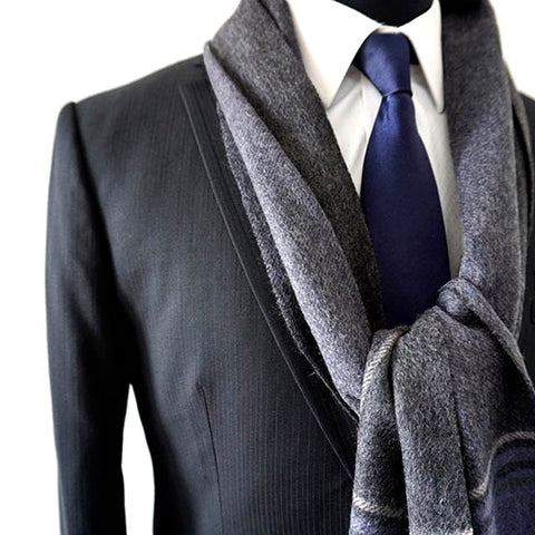 Ralph LaFrentz 100% Cashmere Scarf by Howard Matthews Co. - Pret A Mode