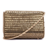Ruche & Hues Pretty Forever Beaded Baguette Ivory/Bronze - Pret A Mode - 3