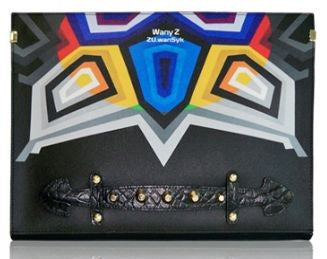 Color Blocks Stud Clutch Bag - Pret A Mode - 1
