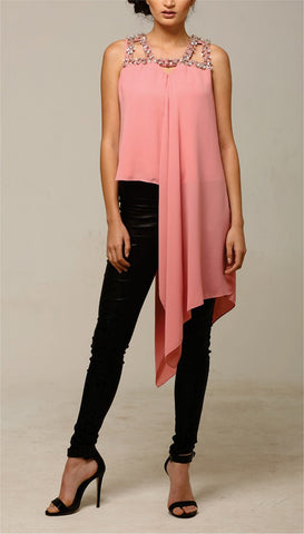 3D Floral Cut-Out Top - Pret A Mode - 1