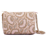 Ruche & Hues Pink Bliss Crystal Slingbag Pink/Gold - Pret A Mode - 4