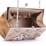 Ruche & Hues Butterfly-Kiss Embellished Minaudière Beige - Pret A Mode - 4