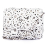 Ruche & Hues Floral Crystals Raffia Baguette White - Pret A Mode - 4
