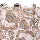 Ruche & Hues Pink Bliss Crystal Minaudière Pink/Gold - Pret A Mode - 4