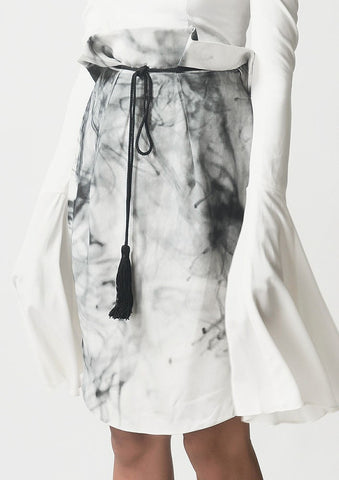 Paper Bag Skirt Ink Print - Pret A Mode - 1