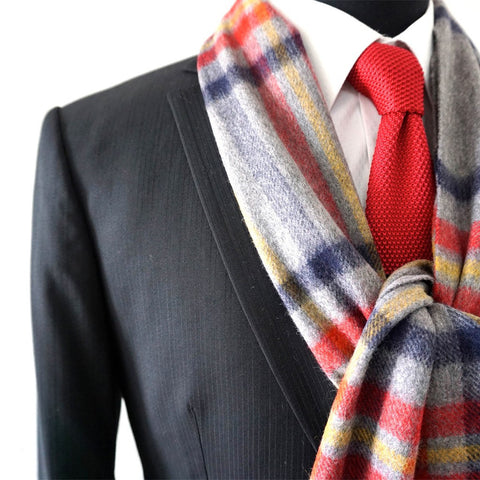 Ted Bakerstaff 100% Cashmere Scarf by Howard Matthews Co. - Pret A Mode