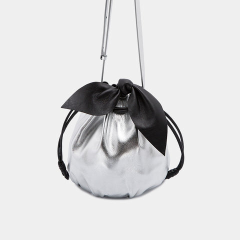 Adolescence Revolution | Bucket Shoulder Bag | Silver - Pret A Mode - 1