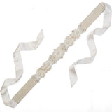 Ruche & Hues Pearl Evan Crystal Belt Silver - Pret A Mode - 4
